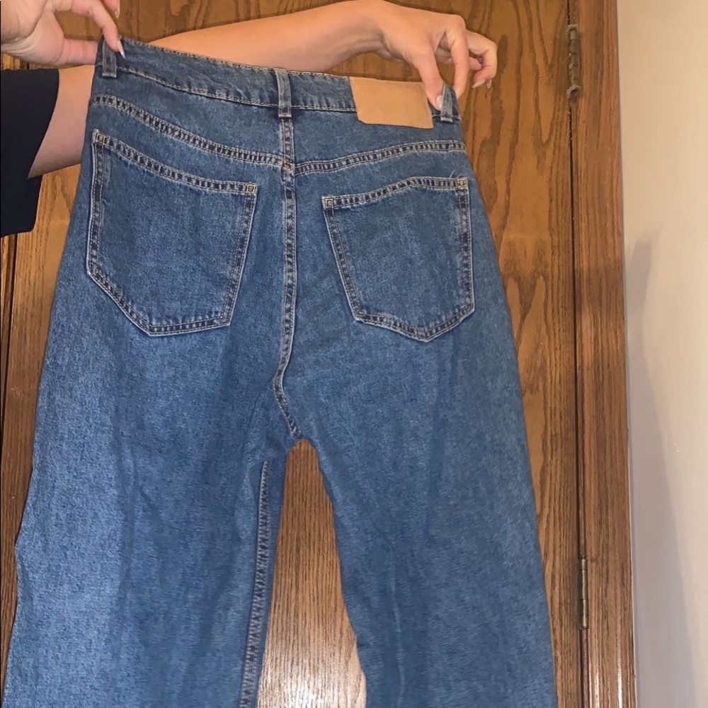 H&M wide leg jeans